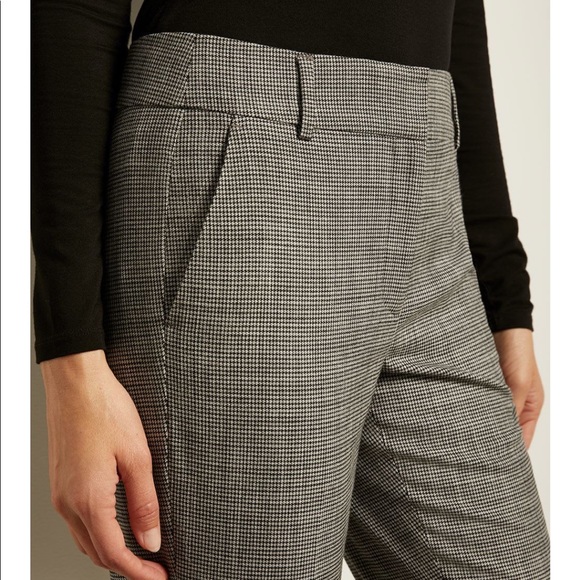 RW&CO. Houndstooth Flannel Signature Fit Slim Leg Ankle Pant - Picture 3 of 3